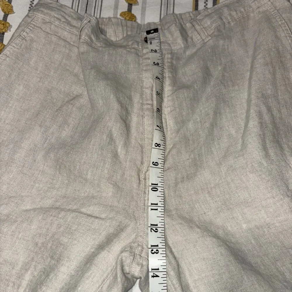 Caribbean Bermuda Shorts 100% Linen, 40 x 10, Resort Wear, Beach, EUC